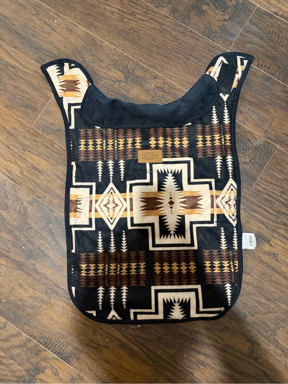 Pendleton Black, Brown & Cream Aztec Dog Messenger Bag